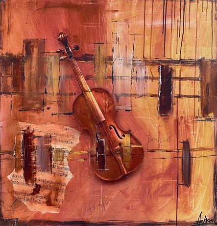 Copper violin