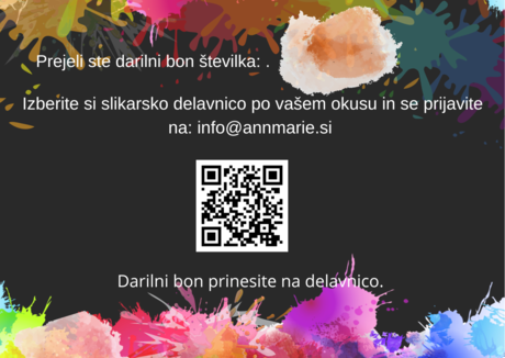 Darilni bon za slikarske delavnice