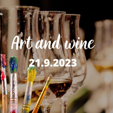 Art and wine v galeriji