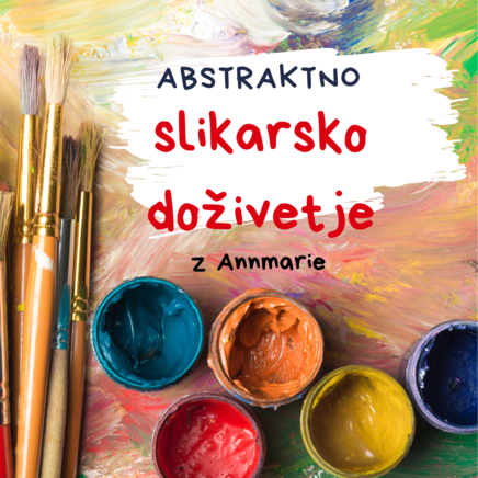 Slikarska delavnica za otroke-Zlati lističi in abstrakcija