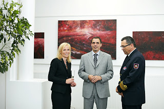 Solo Exhibition at the Ministry of Defense in Ljubljana,  2011