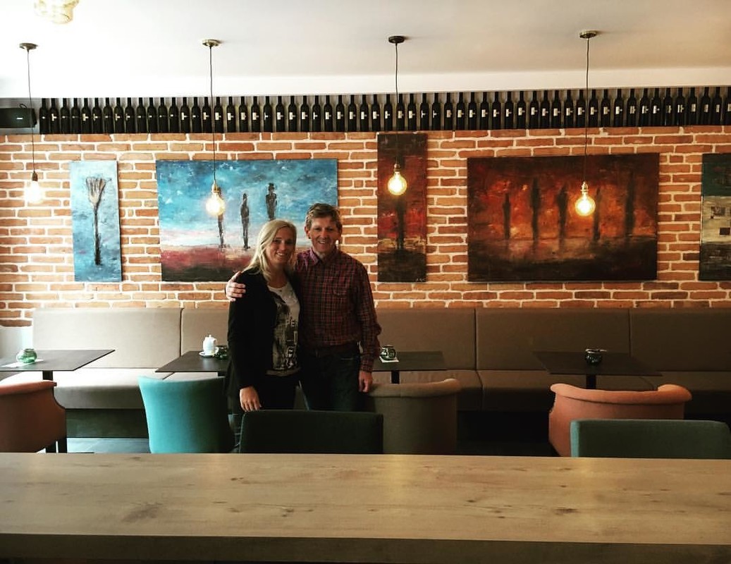 Solo exhibition in Cafe bar Moulin, Lenart 2016